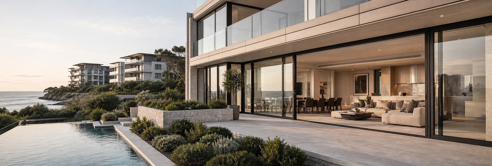Premium aluminum window and door systems for Australian coastal projects