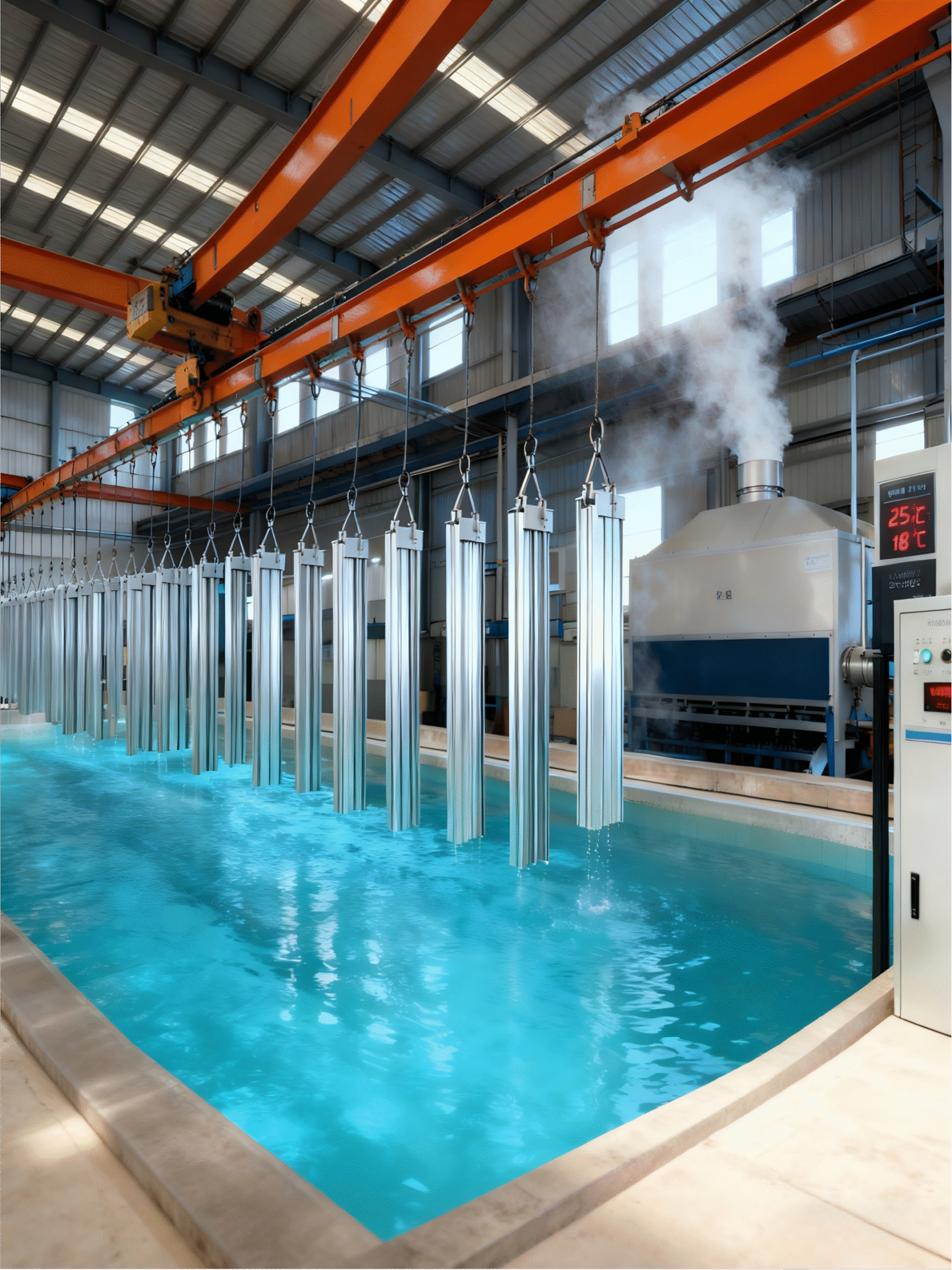 Aluminum surface treatment for humid markets