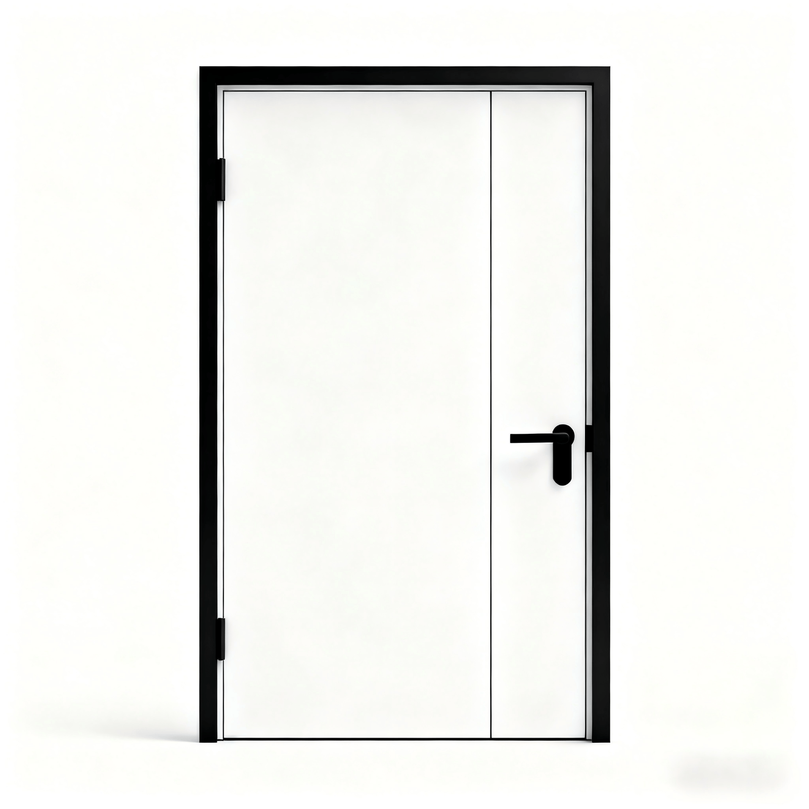 Clean aluminum hinged door category image
