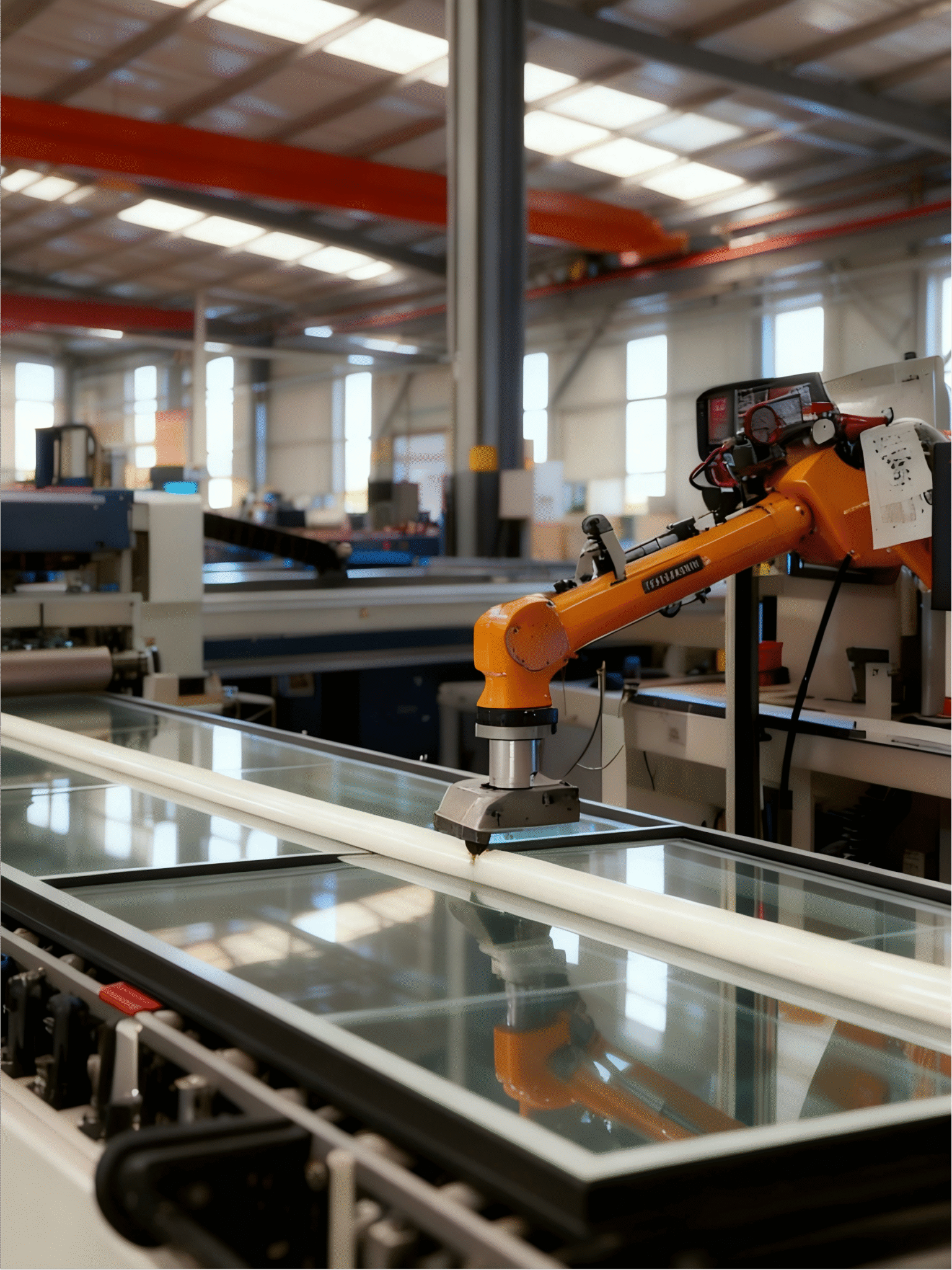 Insulating glass sealing full process display